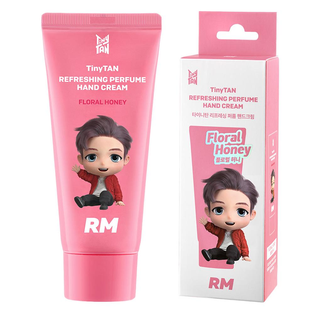 [TinyTAN] Perfume Hand Cream 50ml RM Edition - Long-Lasting Floral Honey Scent, Moisturizing Shea Butter Hand Lotion, BTS Goods