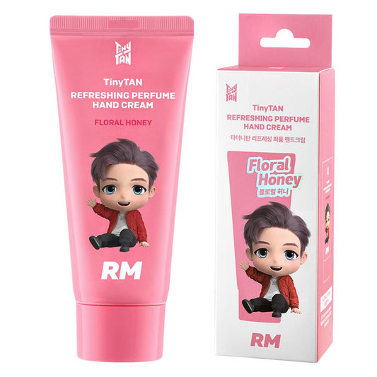 [TinyTAN] Perfume Hand Cream 50ml RM Edition - Long-Lasting Floral Honey Scent, Moisturizing Shea Butter Hand Lotion, BTS Goods