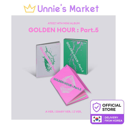 ATEEZ [GOLDEN HOUR : Part.5] 14th Mini Album + Free Gift