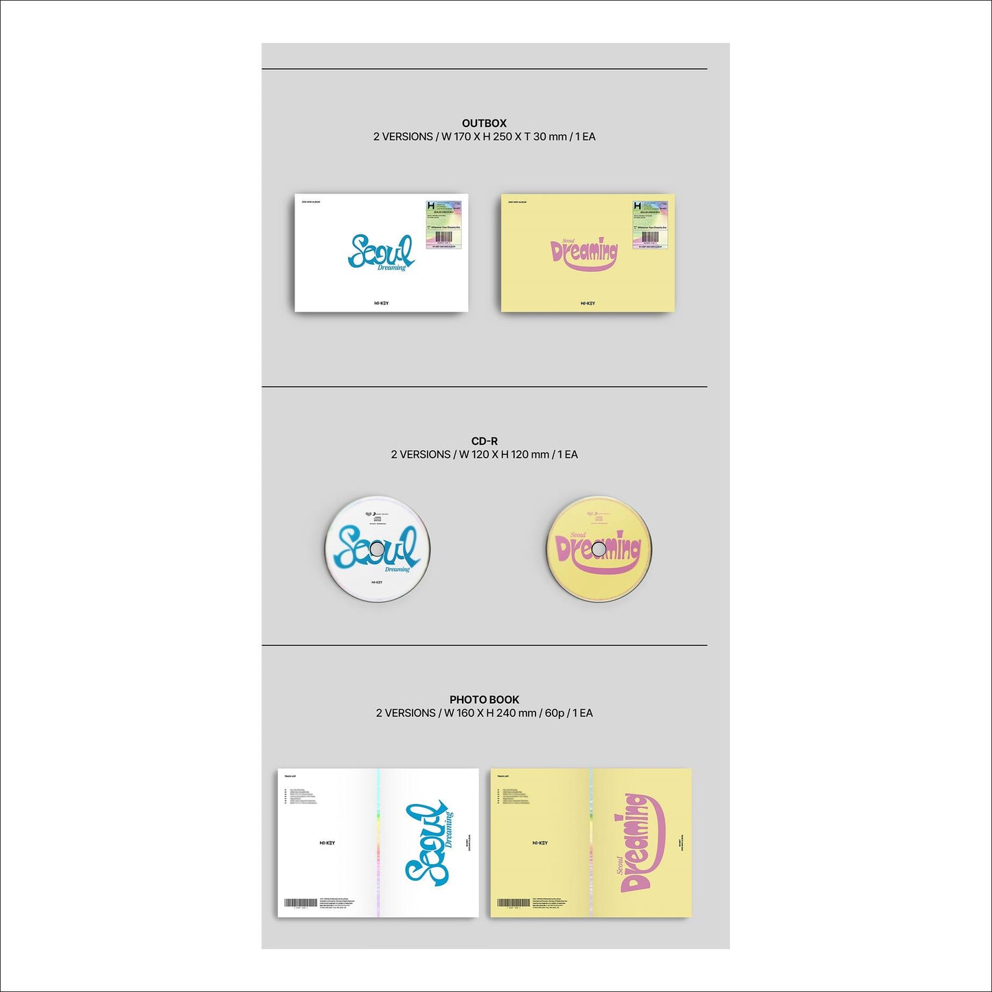 H1-KEY [Seoul Dreaming] 2nd Mini Album