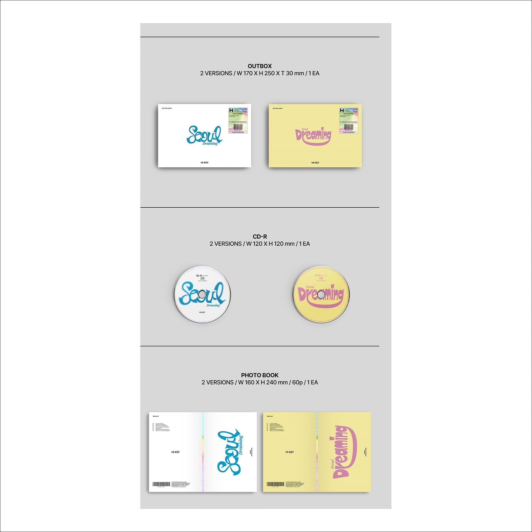 H1-KEY [Seoul Dreaming] 2nd Mini Album
