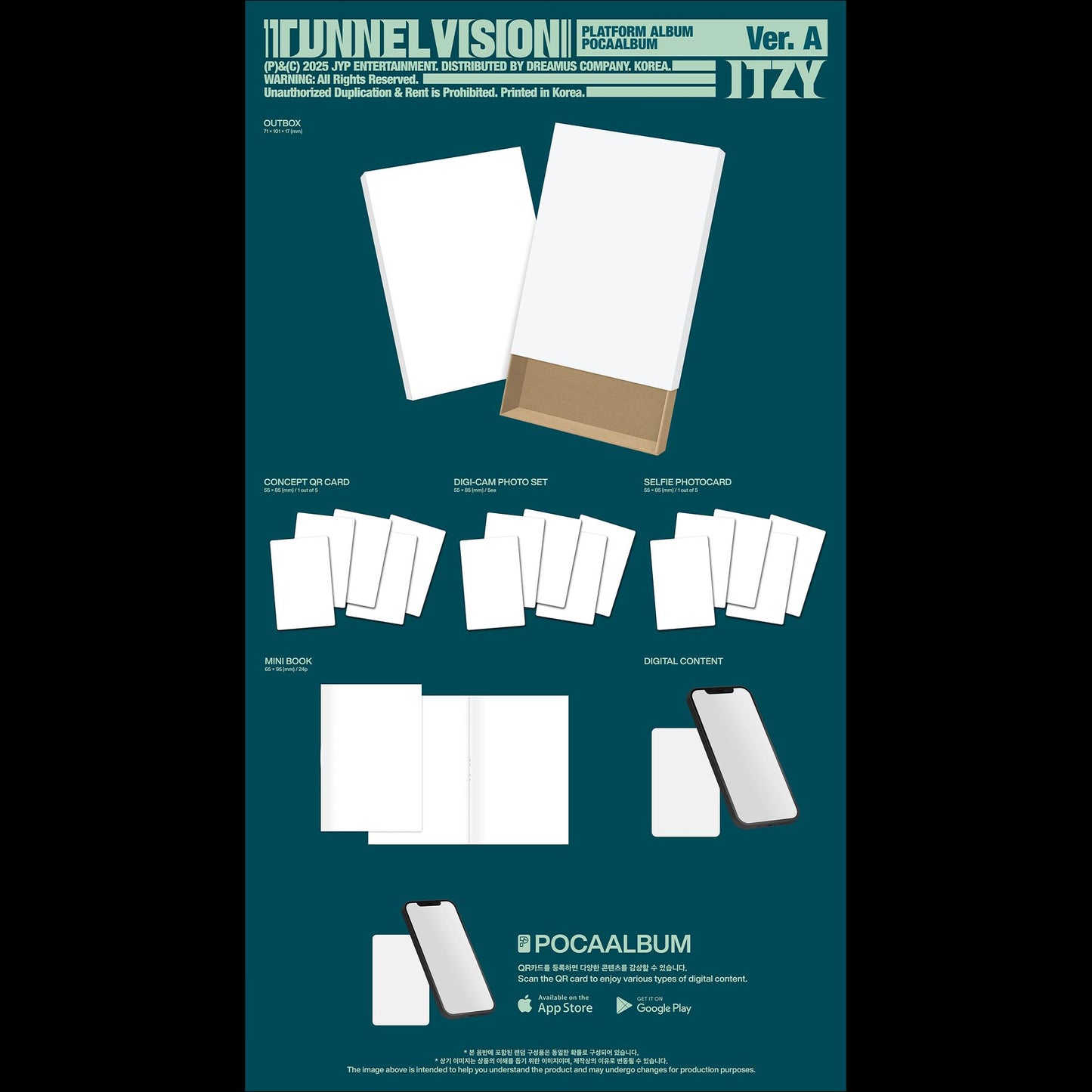 ITZY [TUNNEL VISION] POCA Album + Free Gift