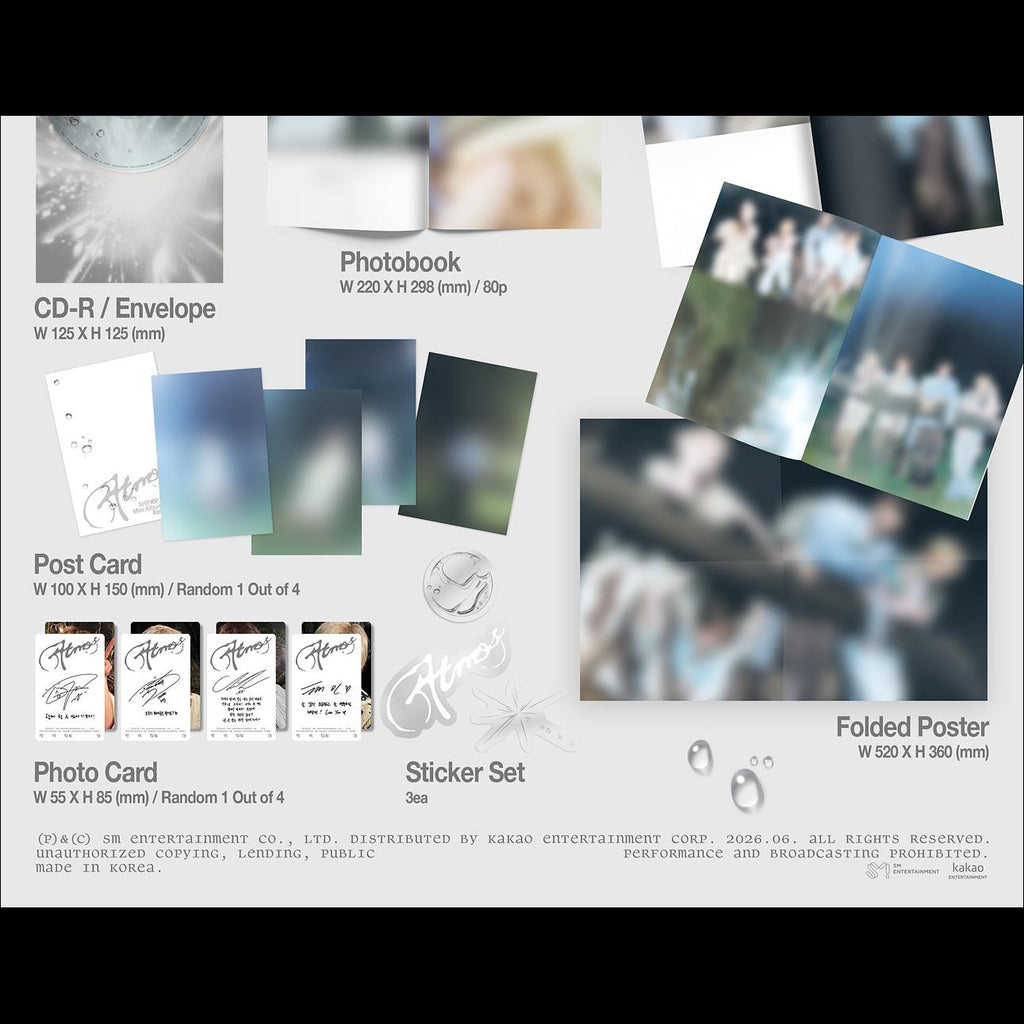 SHINee [Atmos] 6th Mini Album PrIsmIc Atmos Ver. + Free Gift