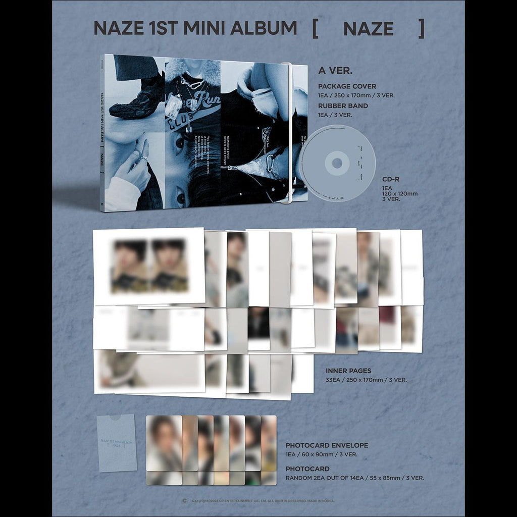 NAZE [NAZE] 1st Mini Album + Free Gift