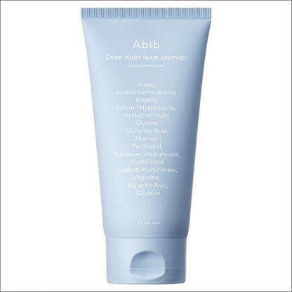 Abib Deep Clean Foam Cleanser Hydration Hyaluron Foam 150ml – Moisturizing Cleansing Foam