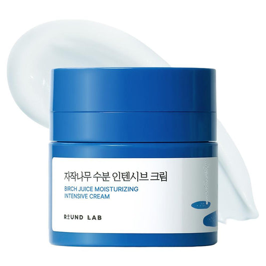 [Round Lab] Birch Juice Moisturizing Intensive Cream - 48-Hour Deep Hydration & Soothing Redness Relief, 50ml | Olive's K-beauty