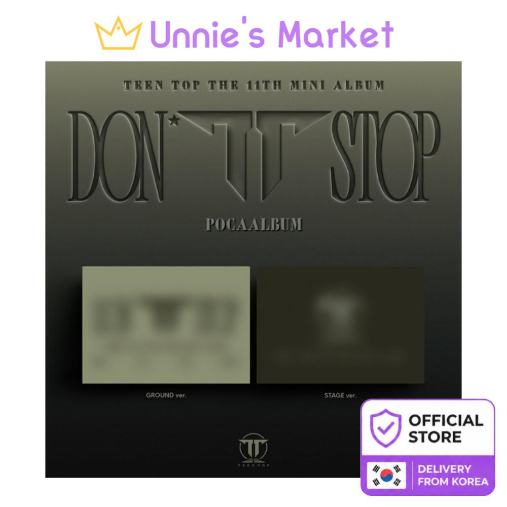 [SET/Pre-order] TEEN TOP 11th EP DONT STOP PocaAlbum KPOP Sealed + Free Gift