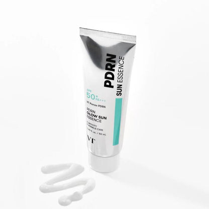 [VT] PDRN Glow Sun Essence 50ml SPF50+ PA+++ | Hydrating Water-Based Sunscreen, K-Beauty