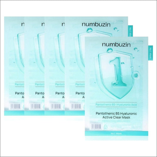 numbuzin No.1 Hyaluronic Pantothenic Acid Clear Soothing Gauze Mask