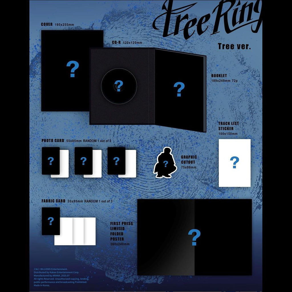 NAM WOO HYUN (INFINITE) - Tree Ring 5th Mini Album (Tree ver. / Ring ver.)