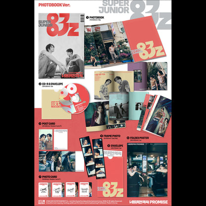 SUPER JUNIOR-83z [Promise] Photobook Ver. 1st Mini Album + Free Gift