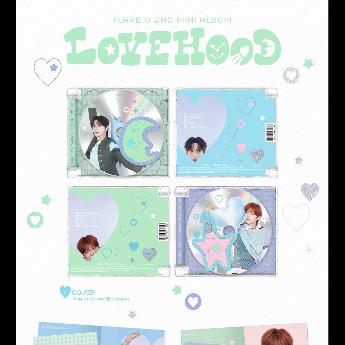 [Pre-order] FLARE U [LOVEHOOD] Jewel Case Ver KPOP Album Sealed + Free Gift