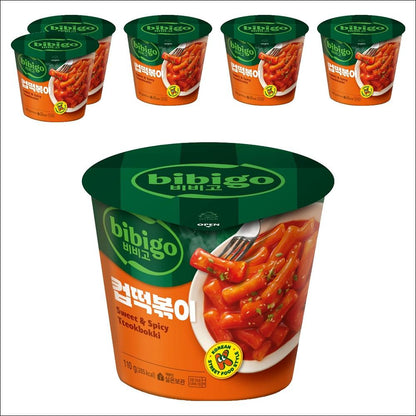 Bibigo Cup Tteokbokki (Original Sweet & Spicy) 110g x 4 Cups / 6 Cups