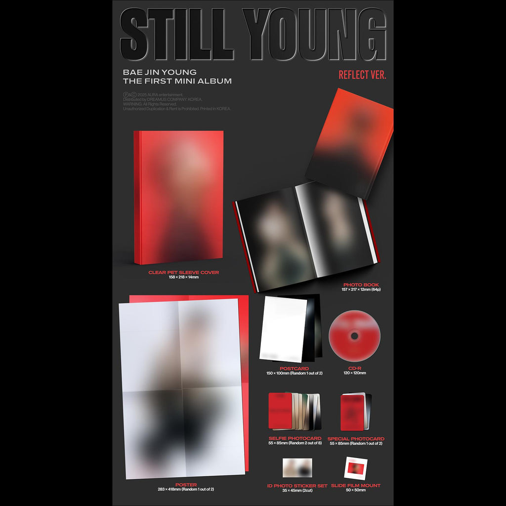 BAE JIN YOUNG - STILL YOUNG (Shining Ver. / Reflect Ver.) + Free Gift