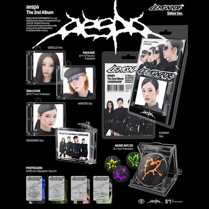 aespa [LEMONADE] SMini Ver. (Smart Album) + Free Gift + Free Gift