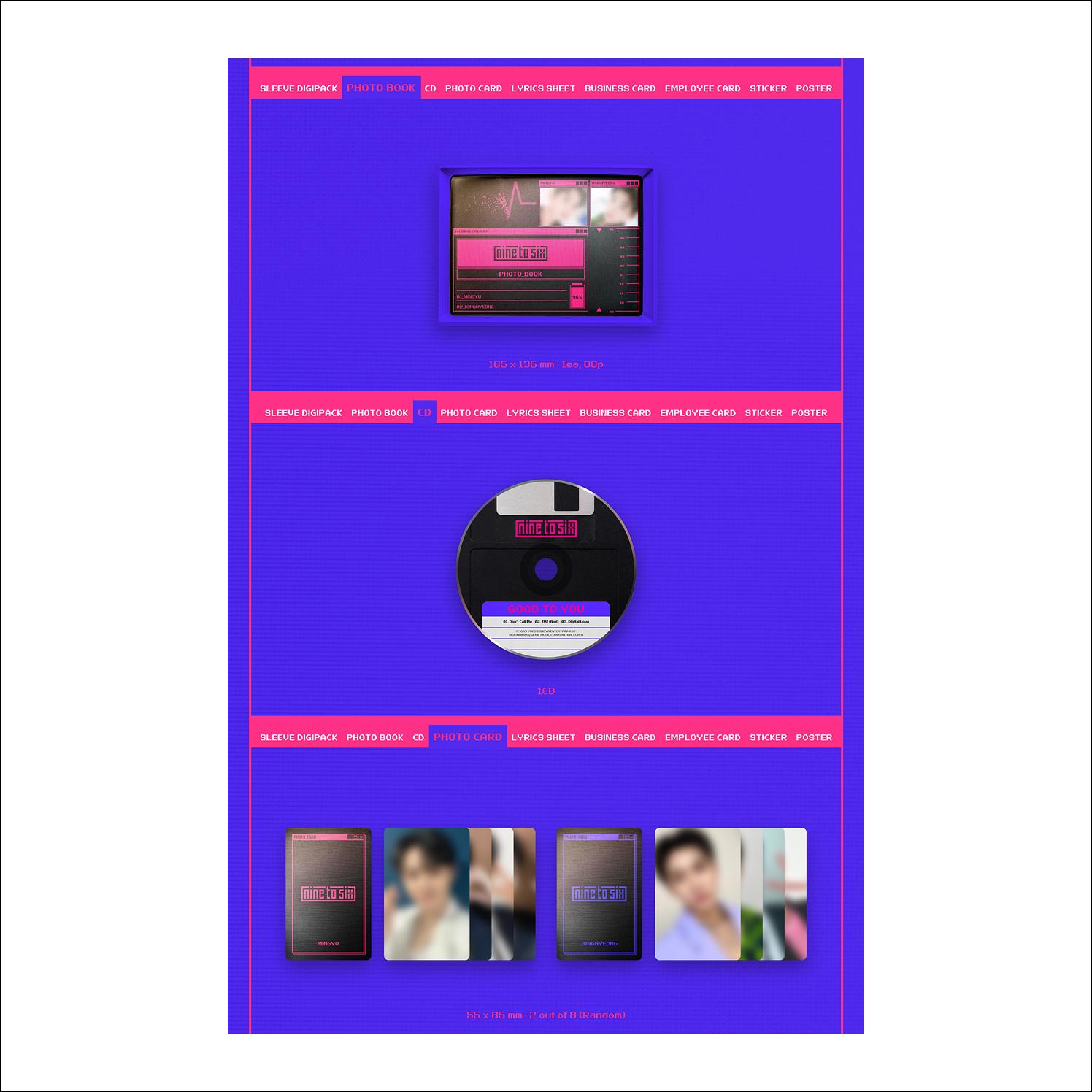 NINE to SIX [GOOD TO YOU] 1st Single Album
