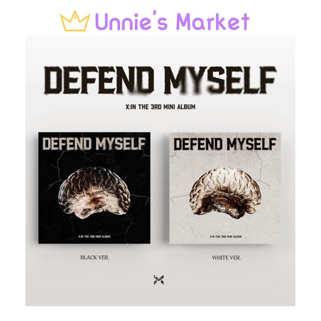 X:IN 3RD MINI ALBUM [Defend Myself] Photobook platform Ver. (BLACK VER., WHITE VER.)