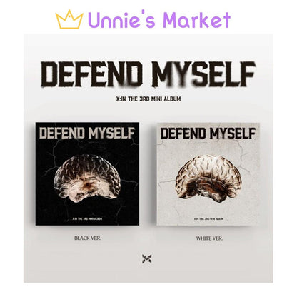 X:IN 3RD MINI ALBUM [Defend Myself] Photobook Platform Ver. (BLACK VER., WHITE VER.)