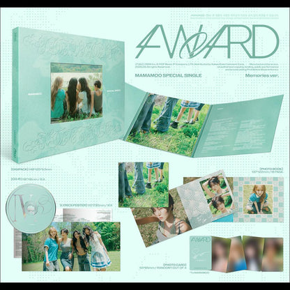 Mamamoo Special Single [4WARD] (Memories ver./Silence ver.) + Free Gift