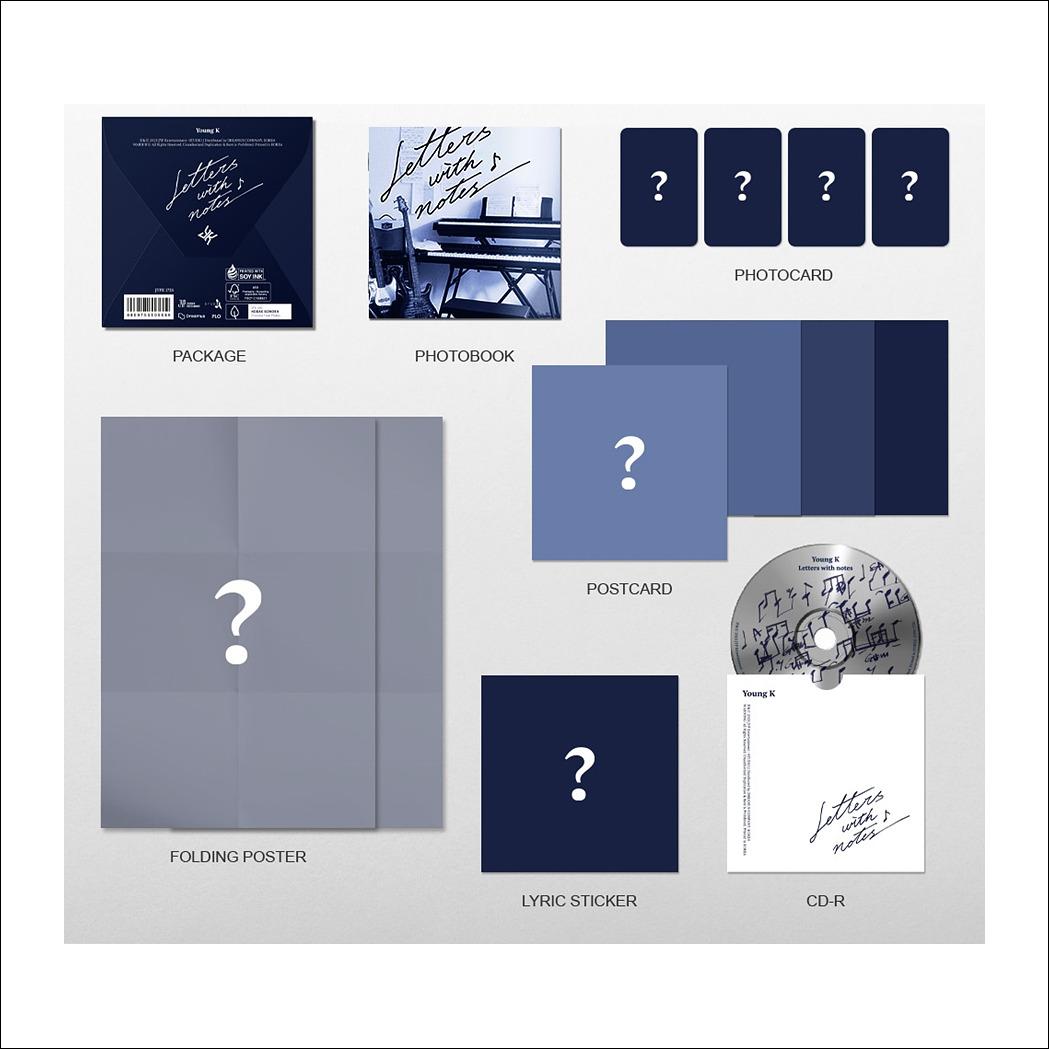 Young K (DAY6) - Letters with notes Digipack Ver.