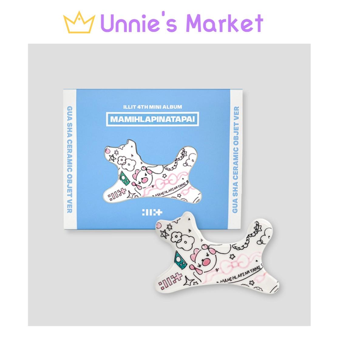 ILLIT [MAMIHLAPINATAPAI] Gua Sha Ceramic Objet ver. + Free Gift