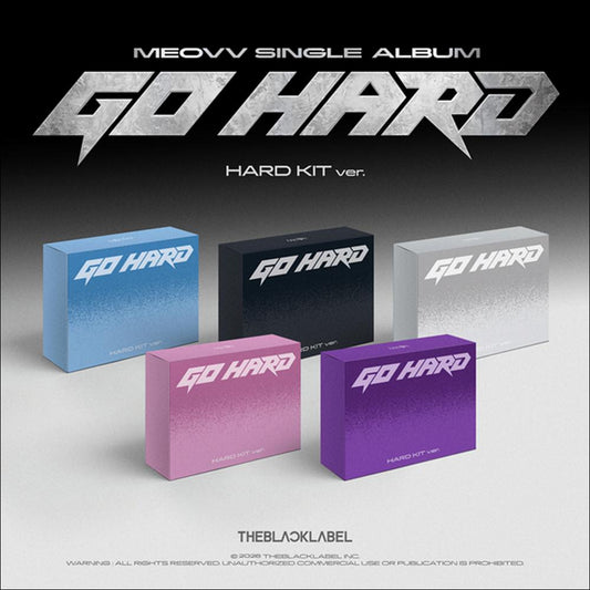 [Pre-order] MEOVV Single Album GO HARD KPOP Sealed Album + Free Gift