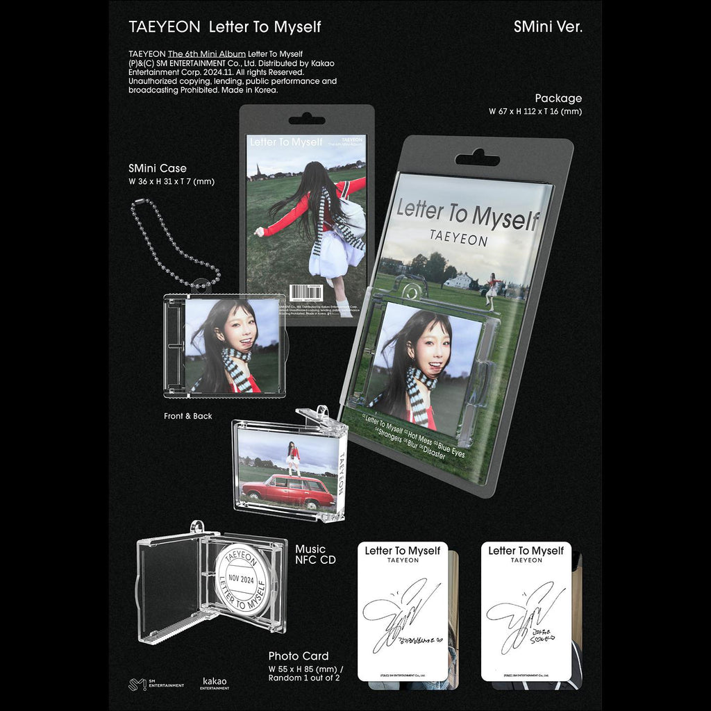 Taeyeon - Letter To Myself SMini Ver. 6th Mini Album