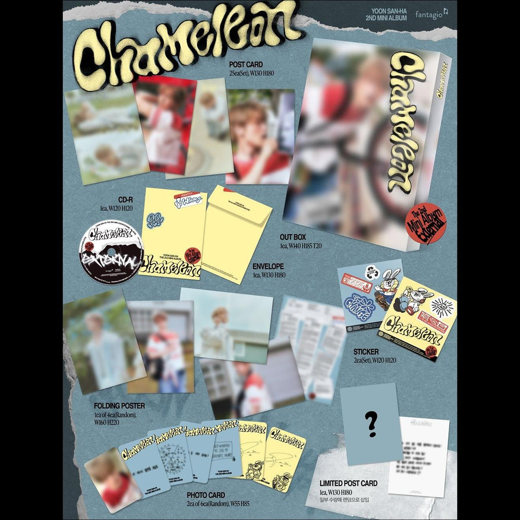 YOON SAN-HA (ASTRO) [CHAMELEON] (EXTERNAL ver. / INTERNAL ver.) 2nd Mini Album