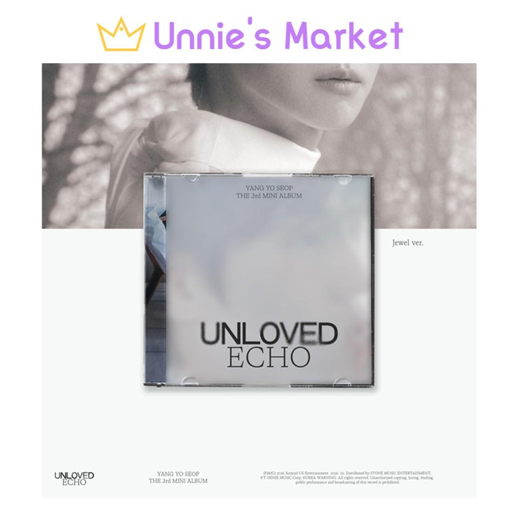 YANG YO SEOP (HIGHLIGHT) Unloved Echo (Jewel ver.) + Free Gift