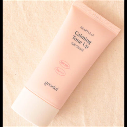 [Goodal] Houttuynia Cordata Calming Moisture Tone Up Sun Cream SPF50+ PA++++ Duo Set - 50ml x 2 (1+1 Pack) | Olive's K-beauty