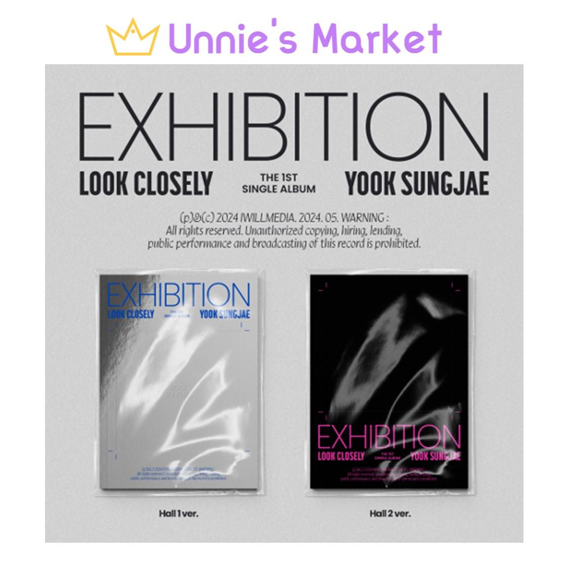 YOOK SUNGJAE(BTOB) - EXHIBITION : Look Closely (Hall1 ver. / Hall2 ver.)