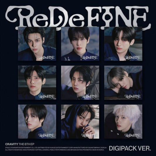 (Digipack VER.) CRAVITY [ReDeFINE] THE 8TH EP Album + Free Gift