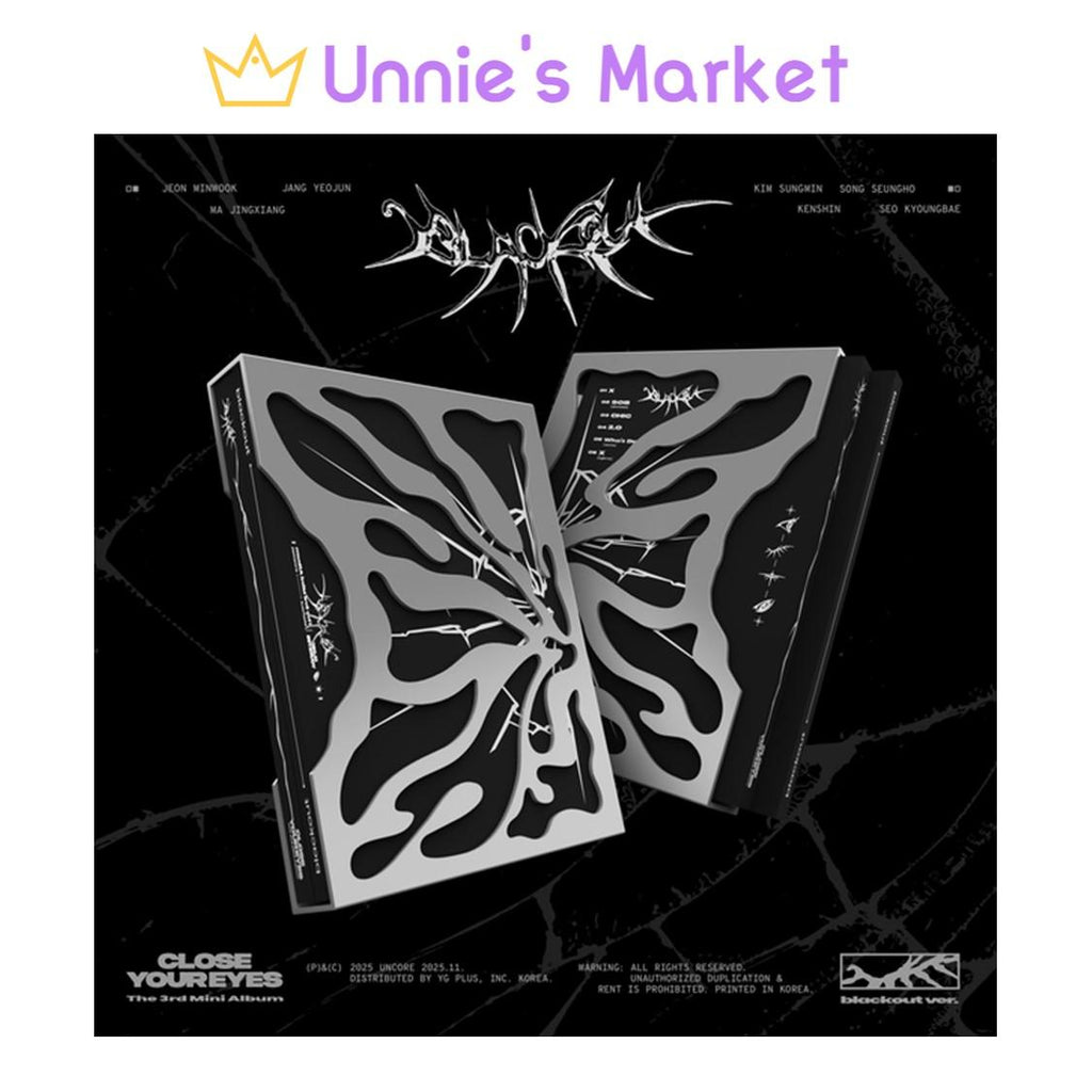 CLOSE YOUR EYES [blackout] (blackout ver.) / The 3rd Mini Album + Free Gift
