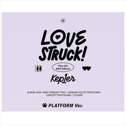 Kep1er - LOVESTRUCK! Platform Ver. / Free Gift