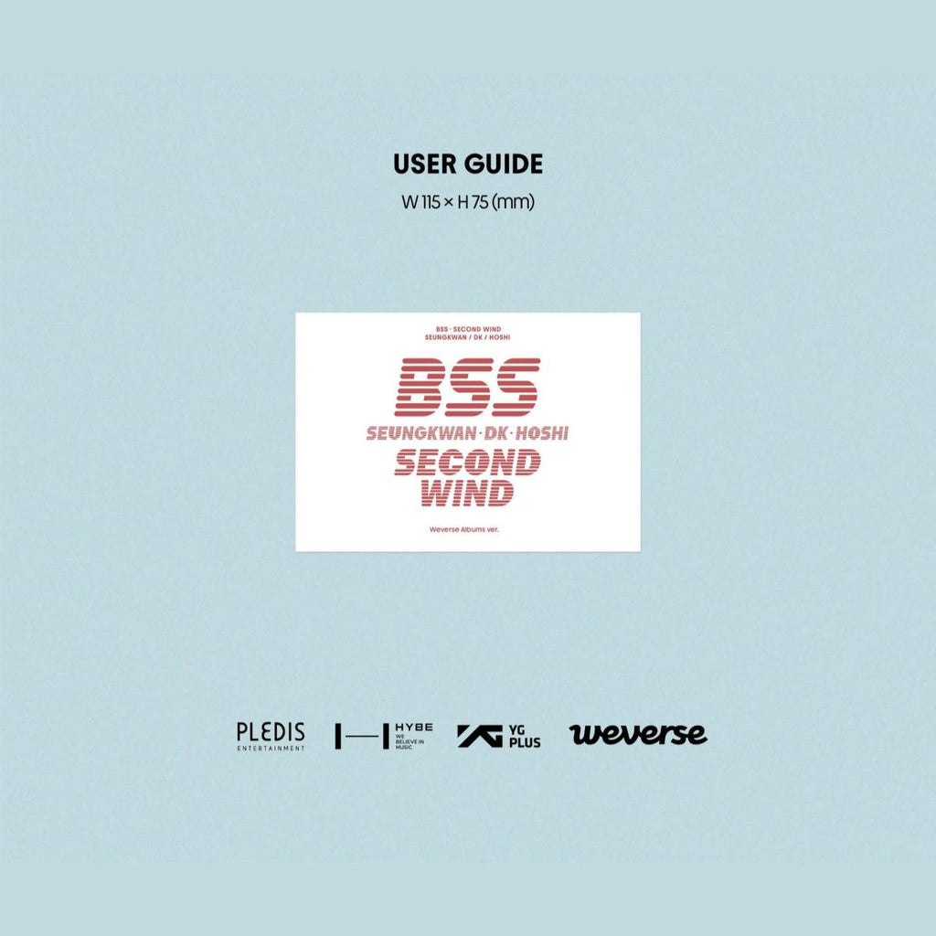 BSS(SEVENTEEN) - SECOND WIND Weverse Album ver.