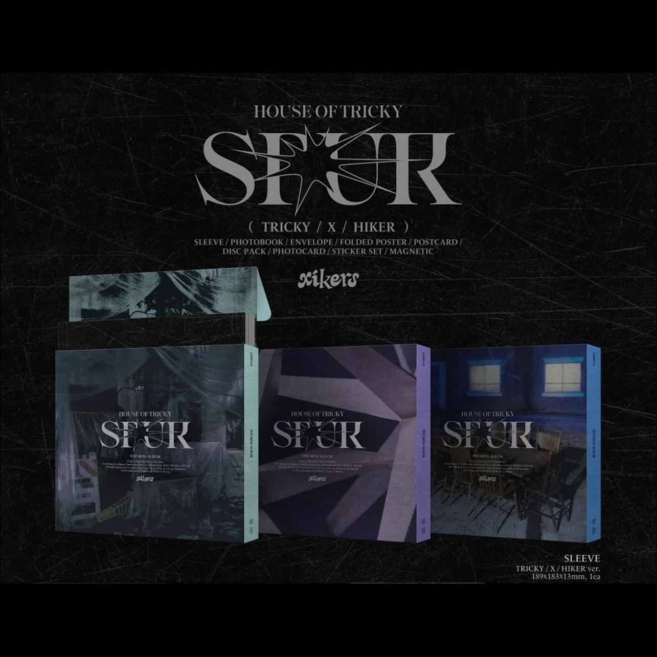 xikers [HOUSE OF TRICKY SPUR] 5TH MINI ALBUM (TRICKY ver. X ver. HIKER ver.)