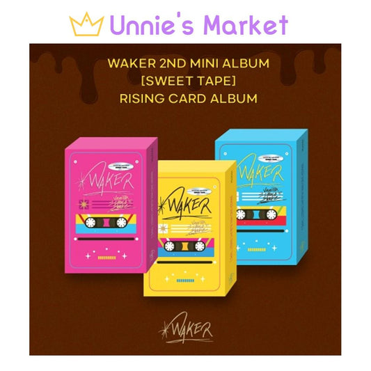 WAKER - Sweet Tape RISING CARD ALBUM (Vanilla ver. / Marmalade ver. / Chocolate ver.)