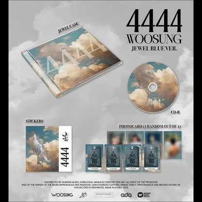 WOOSUNG - 4444 Jewel ver Album (Deluxe Red Ver., Deluxe Blue Ver.)