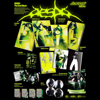 aespa [LEMONADE] ACID Ver. 2nd Album + Free Gift