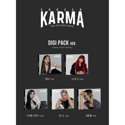 PIXY - CHOSEN KARMA Digipack ver. Album