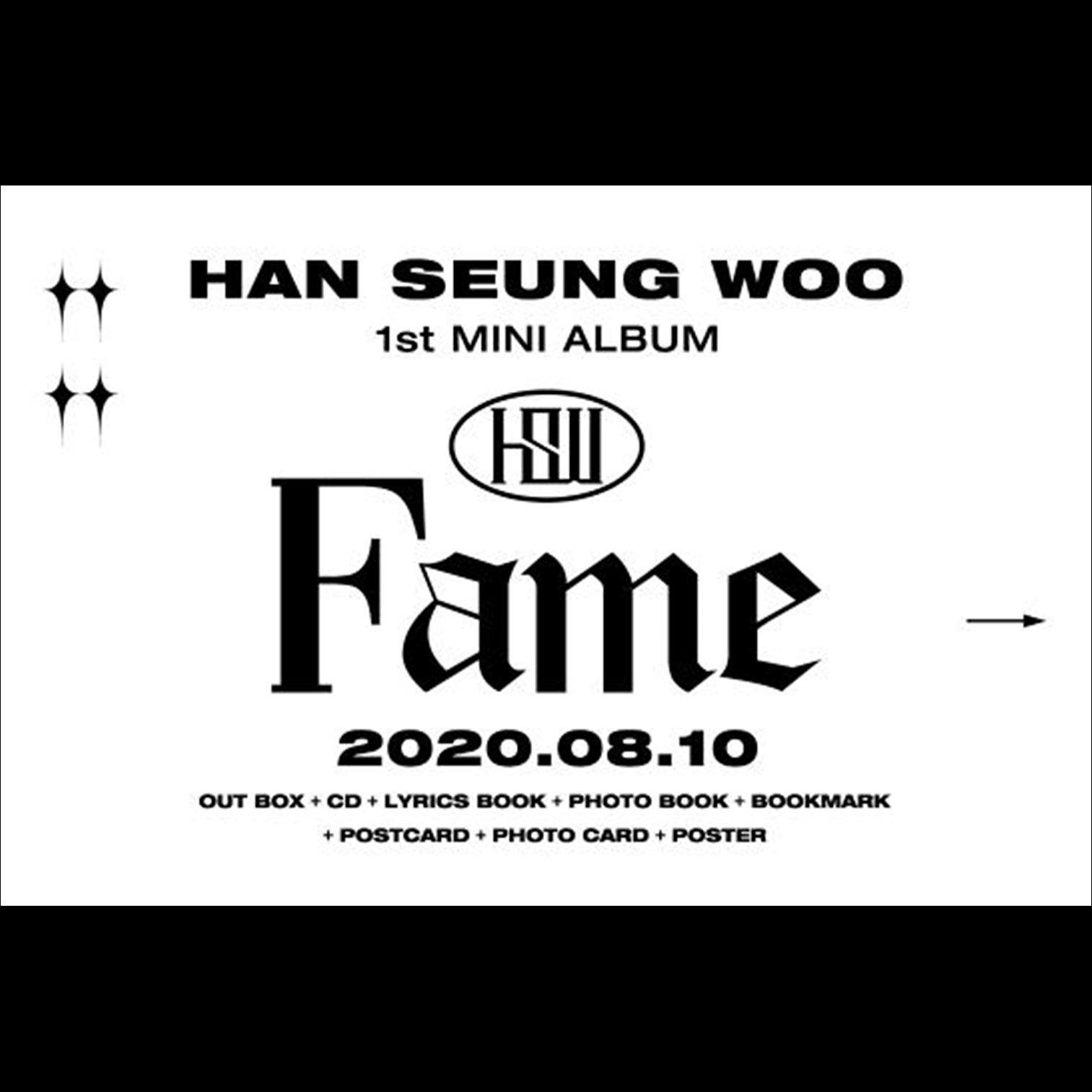 HAN SEUNG WOO(VICTON) Fame 1st Mini Album