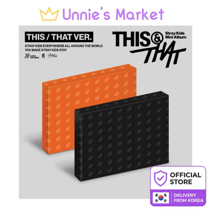 [Pre-order] Stray Kids [THIS & THAT] (THIS VER., THAT VER.) Mini Album + Free Gift