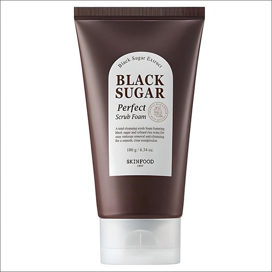 Skinfood Black Sugar Perfect Scrub Foam (180g – 1 Bottle)