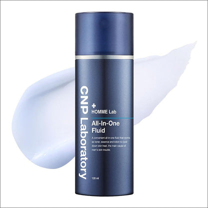 [CNP Laboratory] Homme Lab All-In-One Fluid 120ml - Men's Total Care (Toner + Lotion + Essence), Sebum Control & Soothing, K-Beauty Men's Skincare