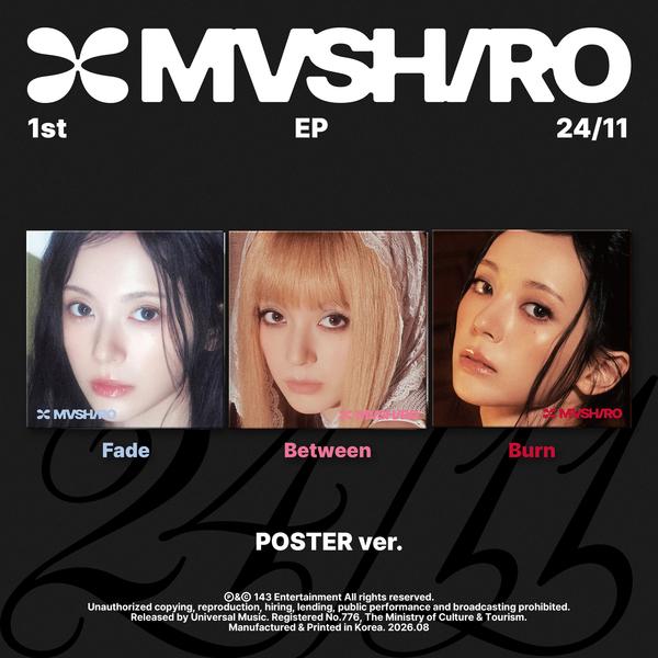 [Pre-order] MASHIRO [24/11] Poster ver. 1st EP Album + Free Gift