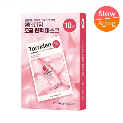 torriden Facial Mask 10EA (4 Types - Hydration/Soothing/Brightening/Pore Perfecting)