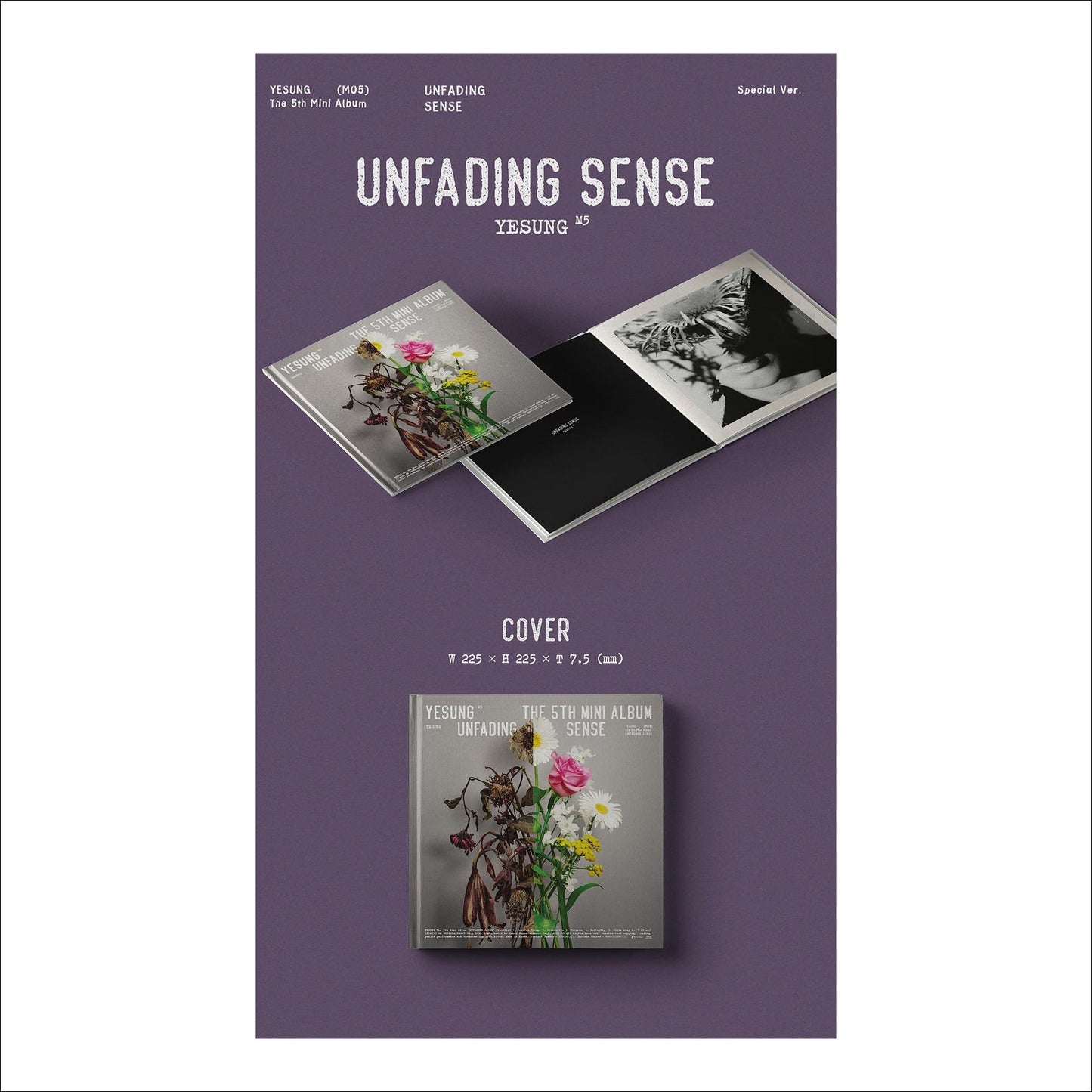 [Special Ver.] YESUNG (Super Junior) - Unfading Sense + Free Gift