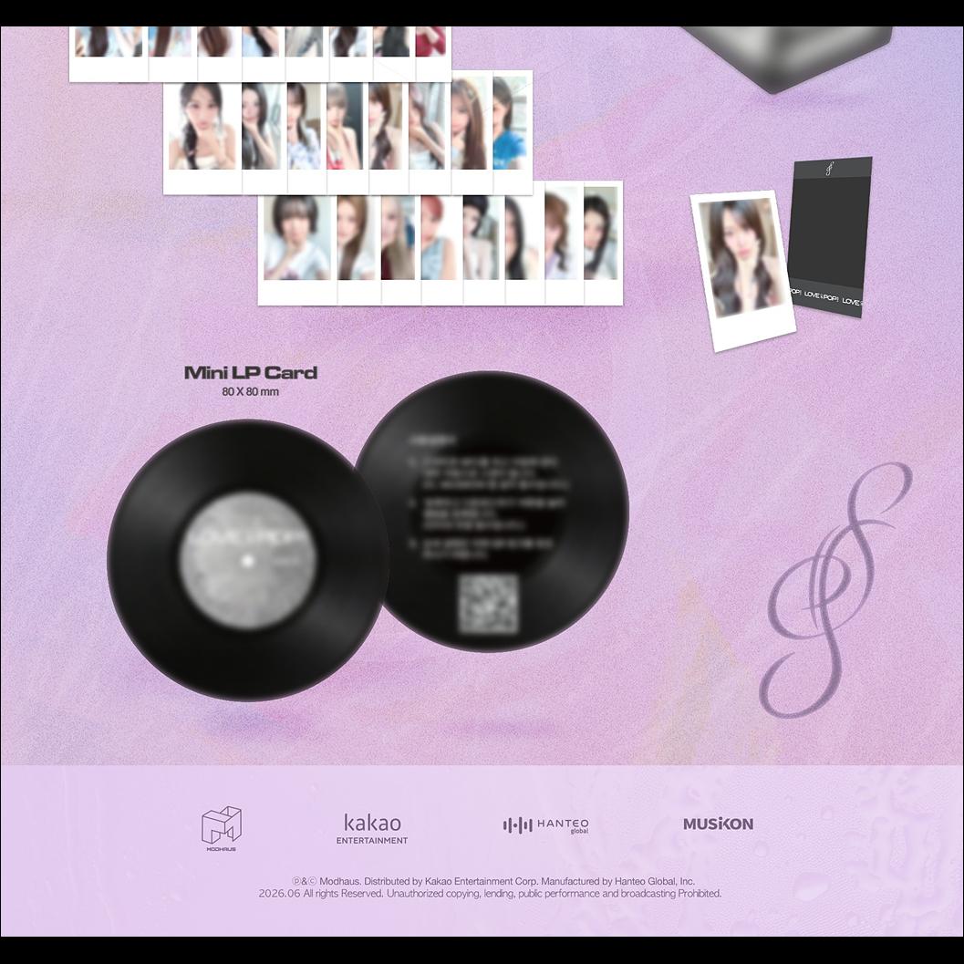 tripleS LOVE & POP pt.1 (Wappen Album) + Free Gift