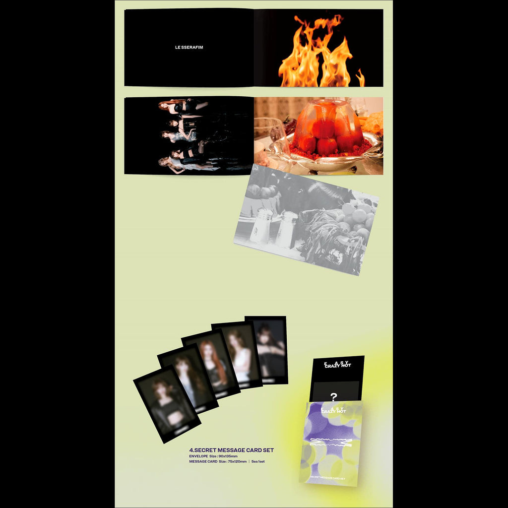 [SITE POB] LE SSERAFIM TOUR 'EASY CRAZY HOT' ENCORE IN SEOUL DC (Digital Code Ver.) + Free Gift
