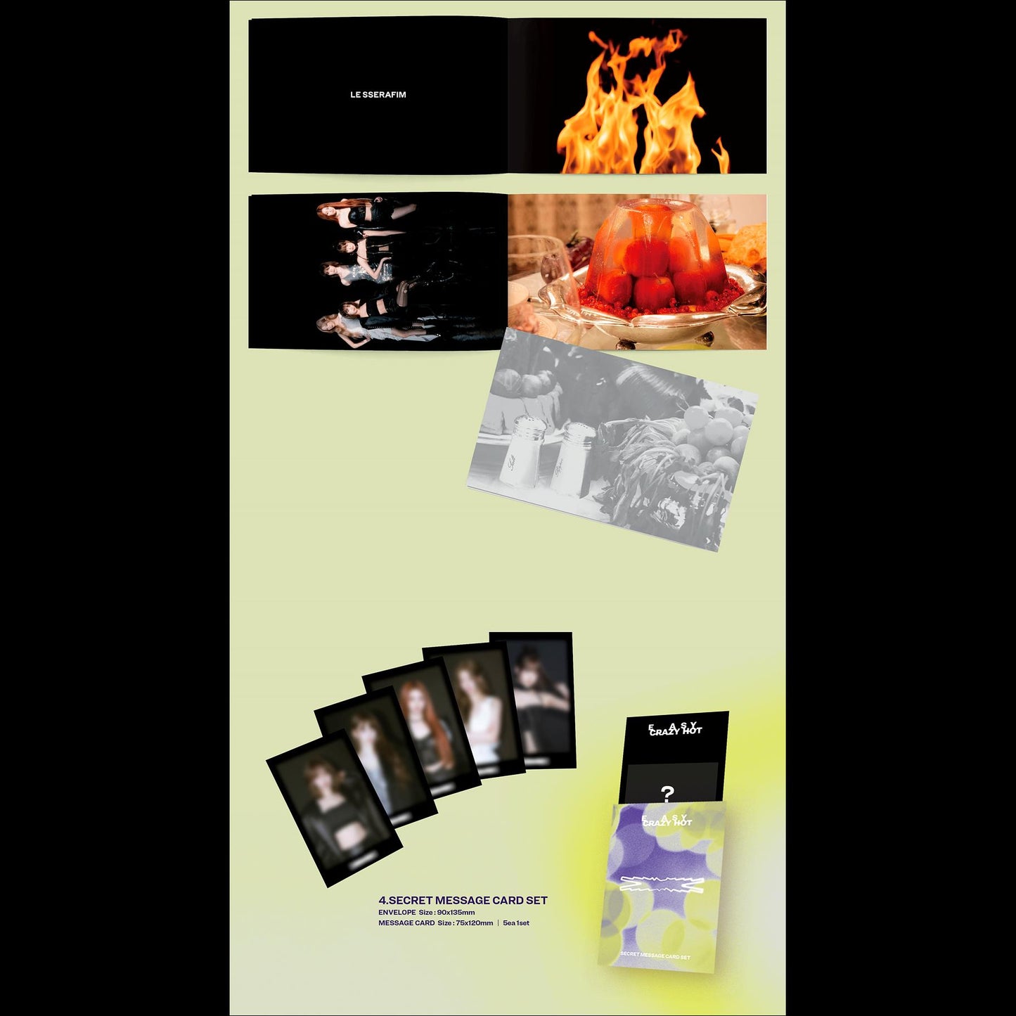 [SITE POB] LE SSERAFIM TOUR 'EASY CRAZY HOT' ENCORE IN SEOUL DC (Digital Code Ver.) + Free Gift